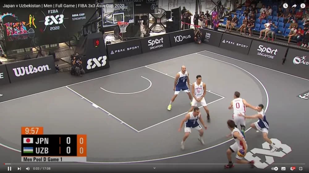 Japan and Turkmenistan Dominates on the First Day of FIBA 3×3 Asia Cup 2022 Qualification