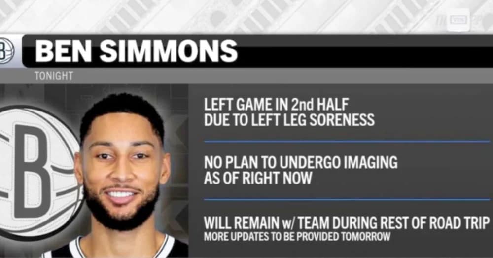 Promising Update on Ben Simmons’ Injury Offers Hope for Brooklyn Nets