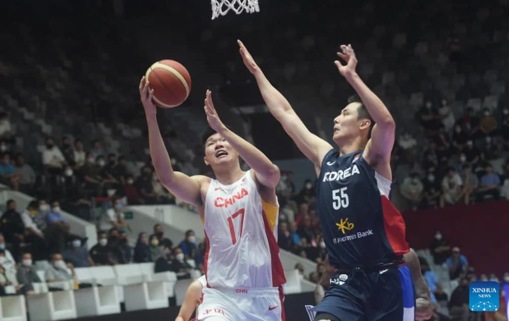 South Korea Defeats China in the Opening Game at the FIBA Asia Cup, 93-81