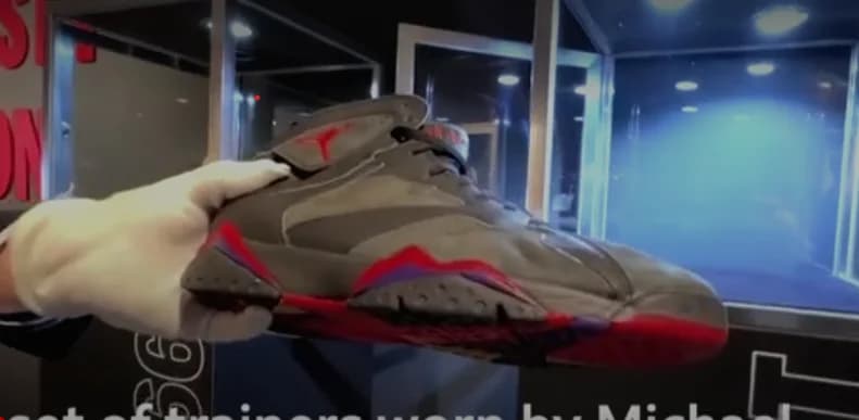 Michael Jordan’s Sneakers from NBA Title Wins Set Ablaze in $8M Bidding War