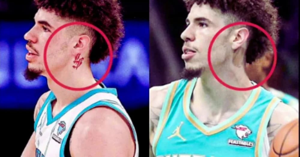 LaMelo Ball: his Neck Tattoo Cover-Up Reversal
