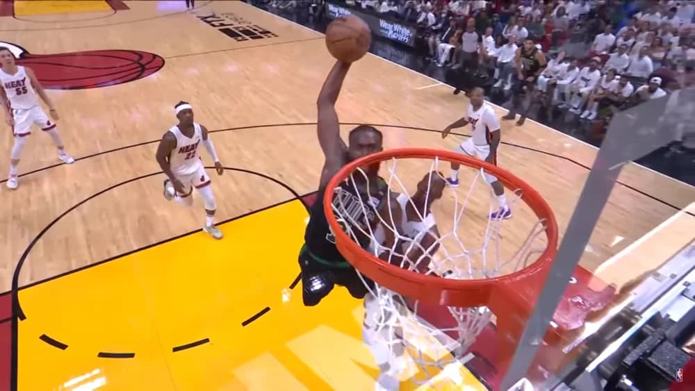 Jaylen Brown Helps the Celtics Beat Miami Heat Near the Brinks of the Finals