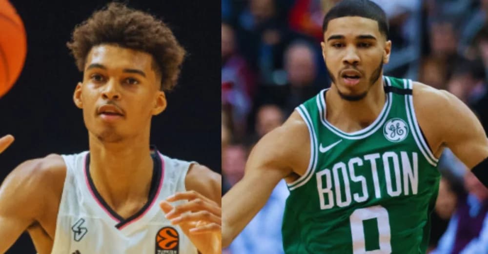 Rising Stars Players Of NBA Jayson Tatum and Victor Wembanyama