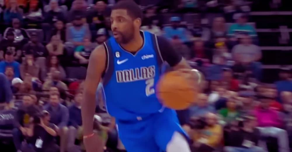 Kyrie Irving’s Anti-Semitic Controversy Resurfaces: Maverick’s Game Takes Unexpected Turn as Fan’s Sign Sparks On-Court Exchange