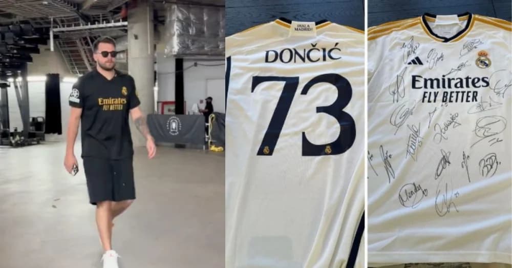 Luka Doncic Honored by Real Madrid with Special Gift