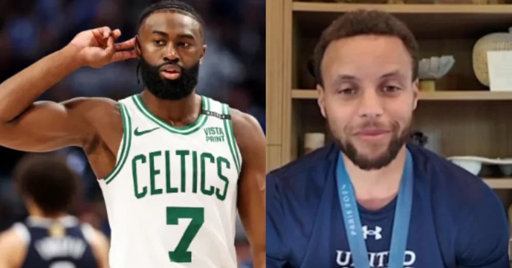 Steph Curry Mocked by Fans After Workout Video With Rival Jaylen Brown: ‘Training With His Son?’