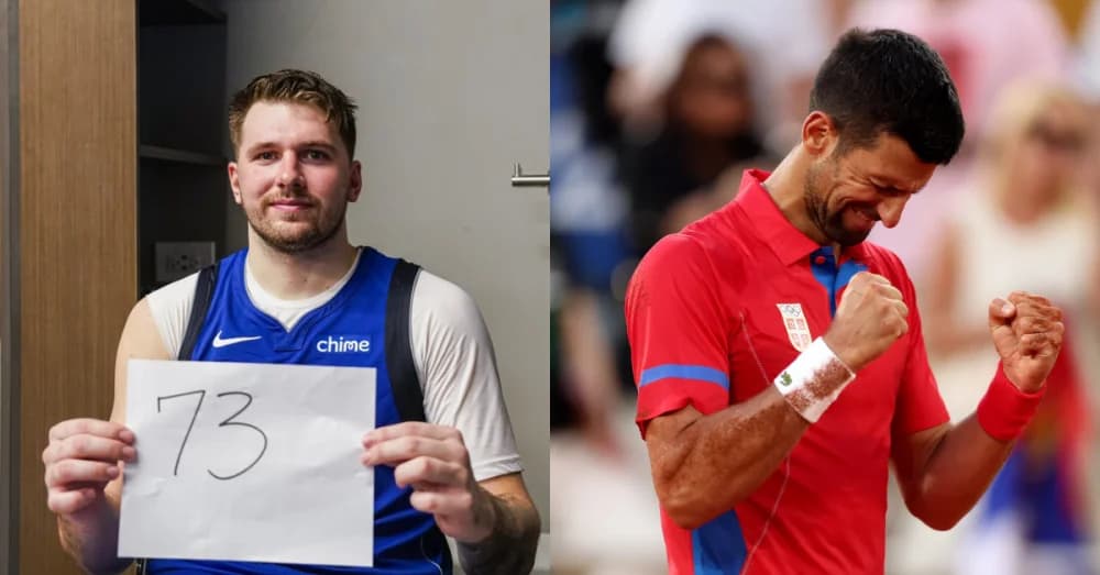 GOAT Emoji Controversy: Luka Doncic Celebrates Djokovic’s Gold, Fans Debate True Greatness