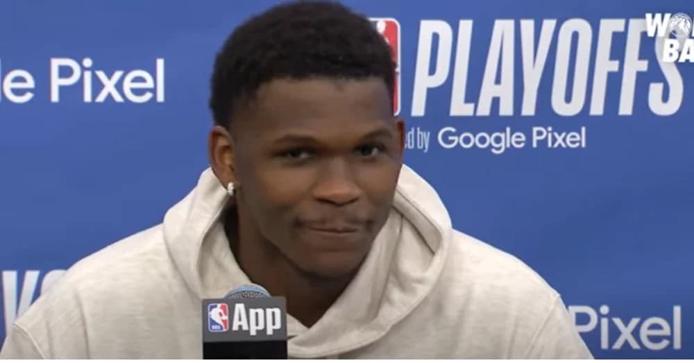 Timberwolves’ Anthony Edwards Holds Strong Despite Series Tied Against the Nuggets