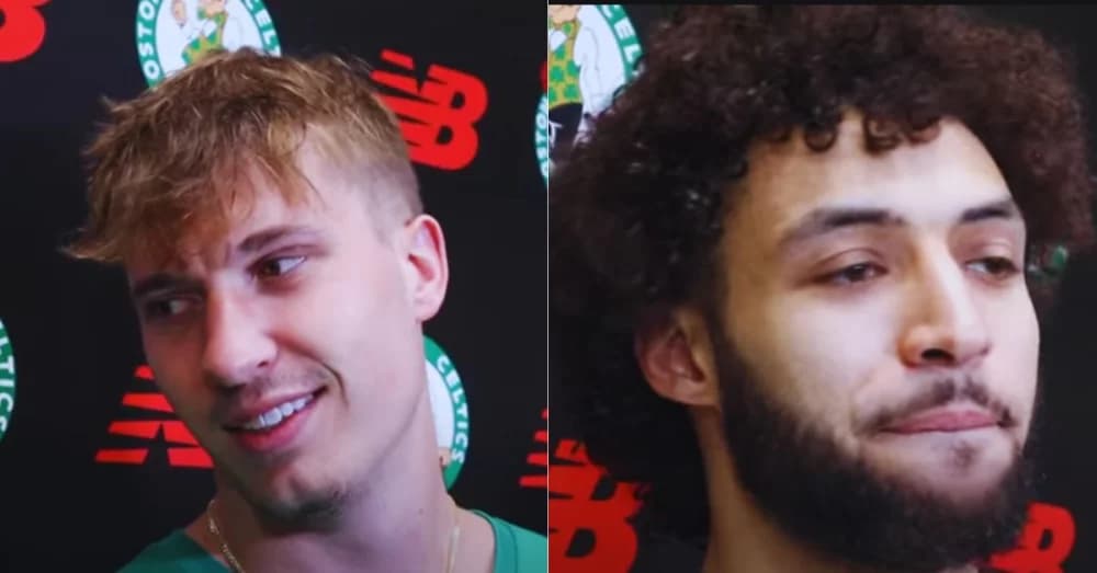 Celtics Rookies Brighten Up Roxbury with Basketball Clinic