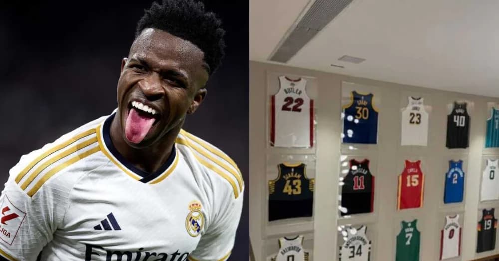 Vinicius Jr.’s NBA Jersey Collection Sparks Controversy with a Notable Omission