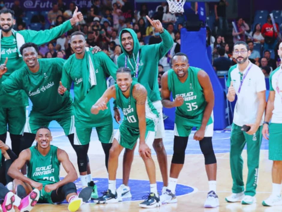Successful Start for Saudi Basketball Team at Asian Games in Huangzhou