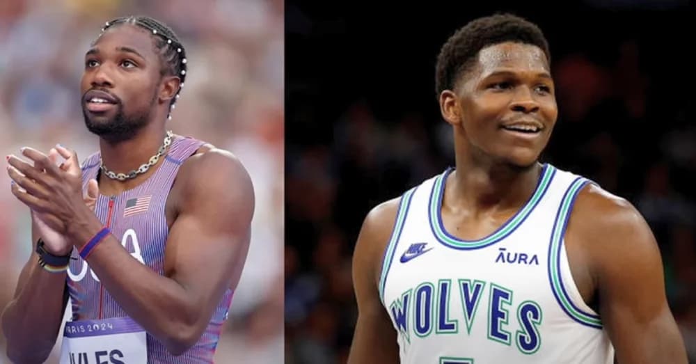 Noah Lyles Clears the Air on Anthony Edwards’ Shoe Launch Controversy