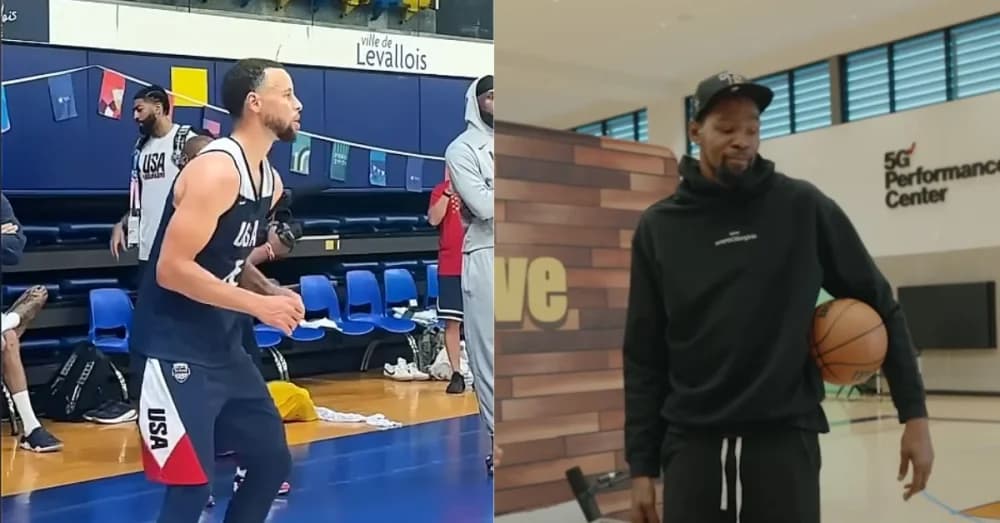 Steph Curry Relishes Reunion with Kevin Durant on Team USA